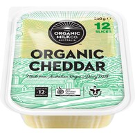 The Organic Milk Co. Cheddar Cheese Slices