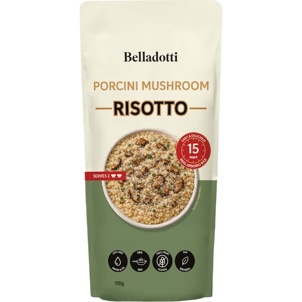 Belladotti Porcini Mushroom Risotto 110g