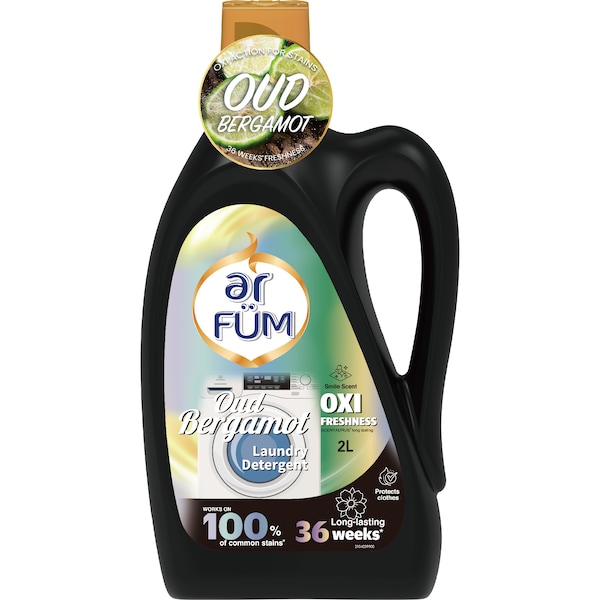 Arfum Oxi Freshness Laundry Detergent Oud Bergamot 2L