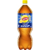 Lipton Sparkling Iced Tea Lemon Lime Soft Drink Bottle