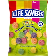 Life Savers Sour Fruit Pastilles Lollies