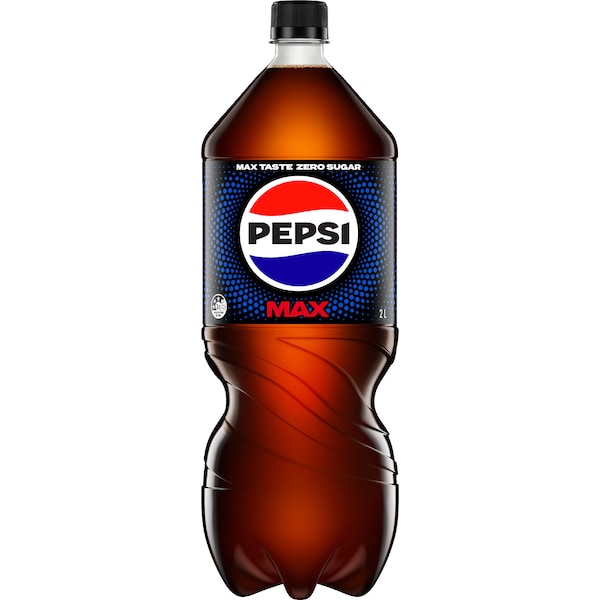 Pepsi Max Soft Drink Bottle 2L