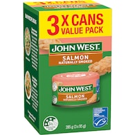 John West Salmon Naturally Smoked Value