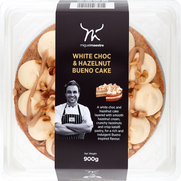 Miguel Maestre White Chocolate & Hazelnut Cake 900g