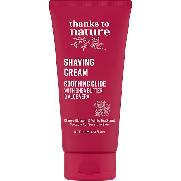 Thanks To Nature Shaving Cream Cherry Blossom & White Tea 150mL