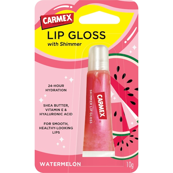 Carmex Lip Gloss With Shimmer Watermelon 10g