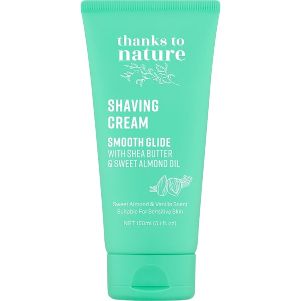 Thanks To Nature Shaving Cream Shea Butter & Sweet Almond 150mL