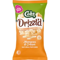 Cobs Drizzled Popcorn White Choc Mangoes & Cream