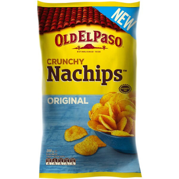 Old El Paso Crunchy Nachips Original 200g