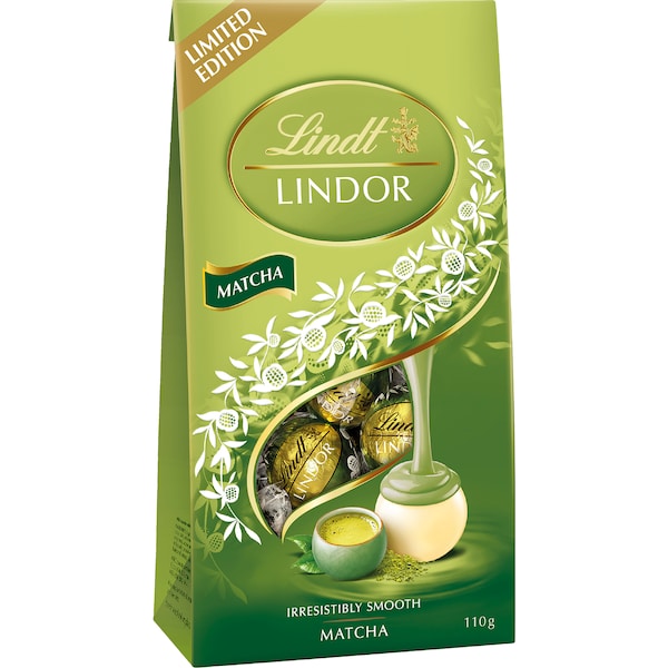 Lindt Lindor Matcha Pouch 110g