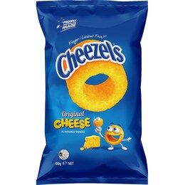 Cheezels Original Cheese Snacks 60g – Woolworths