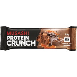 Musashi Protein Crunch Bar Chocolate Brownie 55g – Woolworths