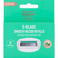 Thanks To Nature 5-Blade Smooth Razor Refill