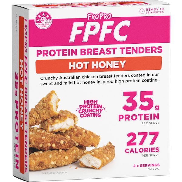 FroPro Protein Breast Tenders Hot Honey 300g