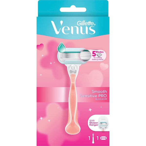 Gillette Venus Smooth Sensitive Pro Blossom Razor each