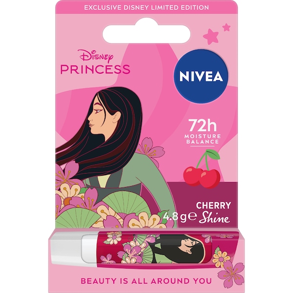 Nivea Disney Princess Mulan Cherry Shine Lip Balm 4.8g