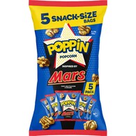 Poppin Ready To Eat Popcorn Mars Mini Bags
