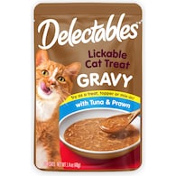 Delectables Lickable Cat Treat Gravy With Tuna & Prawn