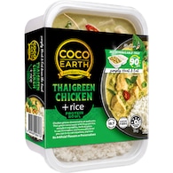 Coco Earth Thai Green Chicken With Rice