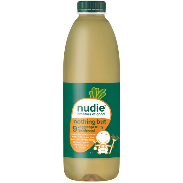 Nudie Nothing But 9 Veg Green 1l