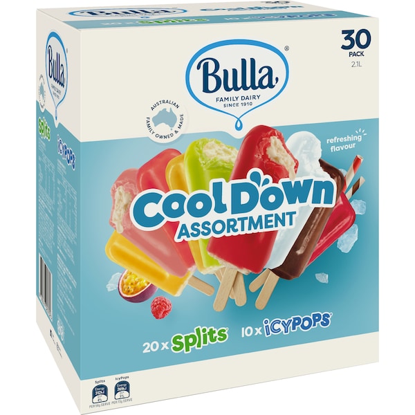 Bulla Cool Down Assortment Sticks 2.1L 30 pack