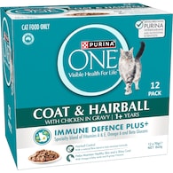 Purina One Coat & Hairball With Chicken In Gravy 1+ Years Wet Cat Food