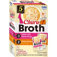 Churu Broth Wet Cat Food Chicken & Salmon
