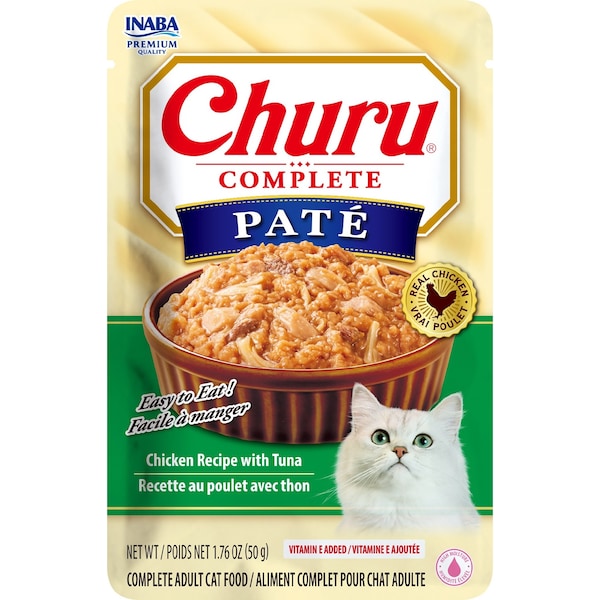 Churu Complete Pate Wet Cat Food Chicken With Tuna 50g