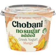 Chobani No Sugar Added Greek Yogurt Mango
