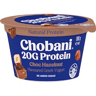 Chobani 20G Protein Greek Yogurt Pot Choc Hazelnut