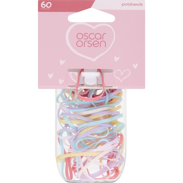 Oscar Orsen Kids Polyband Assorted 60 pack