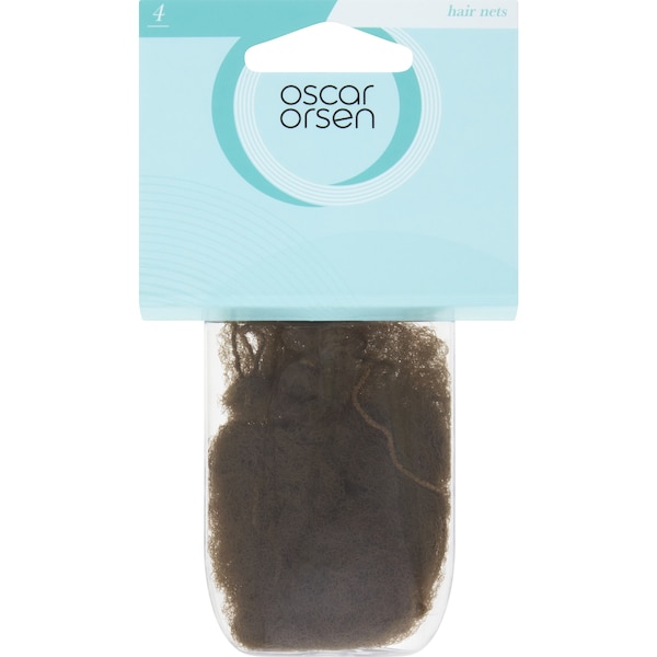 Oscar Orsen Hair Hair Nets Light Brown 4 pack