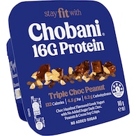Chobani 16G Protein Flip Greek Yogurt Triple Choc Peanut