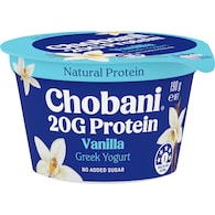 Chobani 20G Protein Greek Yogurt Pot Vanilla
