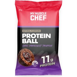 My Muscle Chef Protein Ball Choc Hazelnut Truffle 40g – Woolworths
