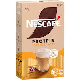 Nescafe Protein Caramel Latte Sachets 8 pack – Woolworths