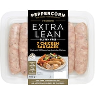 Peppercorn 7 Pack Extra Lean Chicken Sausages