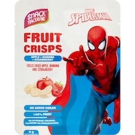 Snacktacular Fruit Crisp Apple, Banana & Strawberry Spiderman