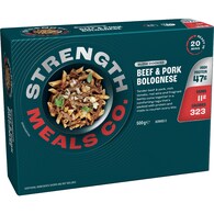 Strength Meals Co Slow Cooked Beef & Pork Bolognese