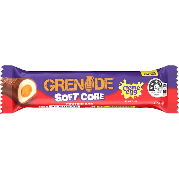 Grenade Soft Core Protein Bar Creme Egg 45g