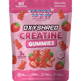 OxyShred Creatine Gummies Cosmic Blast 200g 40 pack – Woolworths
