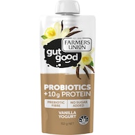Farmers Union Gut Good Probiotics Yoghurt Pouch Vanilla