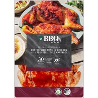 Woolworths BBQ Peri Peri Bone In Butterflied Chicken