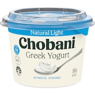 Chobani Greek Yoghurt Natural Light