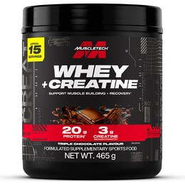Muscle Tech Whey & Creatine Powder Triple Chocolate 465g – Woolworths