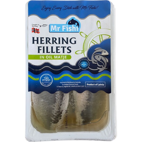 Mr Fish Herring Fillets In Oil Matje 250g
