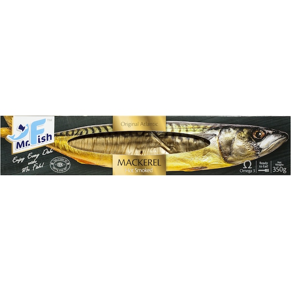 Mr Fish Hot Smoked Mackerel 350g