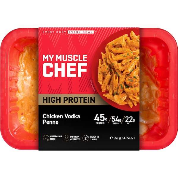 My Muscle Chef Chicken Vodka Penne High Protein 350g