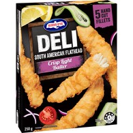 Birds Eye Deli South Atlantic Flathead Fillets Light Batter