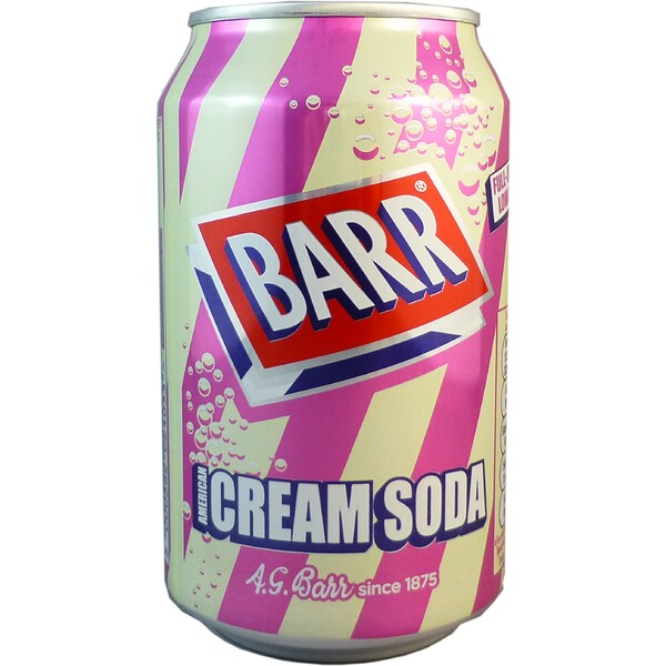 Barrs Cream Soda Drink 330mL